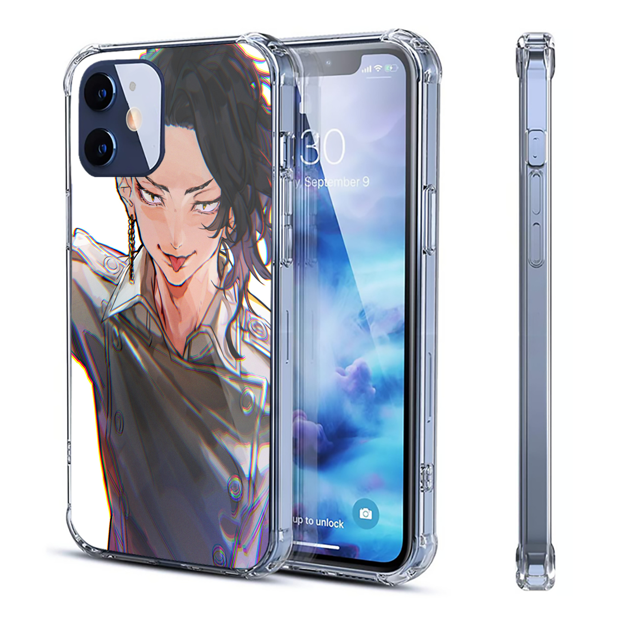 （画像用） 東京リベンジャーズ Tokyo Revengers 【iPhone 12シリーズ対応】透明スマホケース（クリアソフトケース）